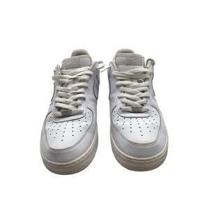 Nike Air‎ Force 1 Sneakers Men Size 13 Triple White Leather Low Top 315115-112